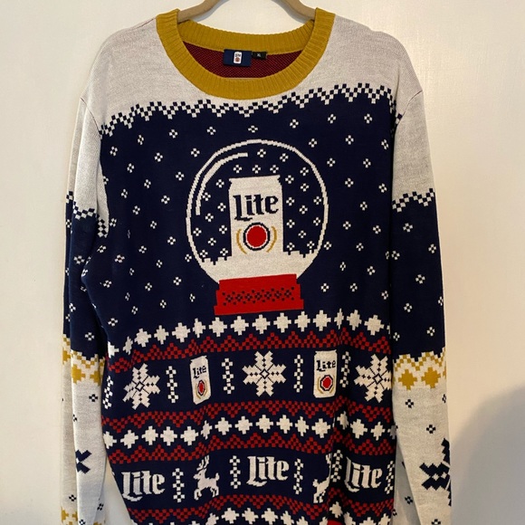 miller light sweater